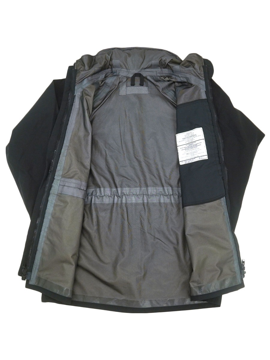 18 U.S.NAVY GORE-TEX COLD WEATHER PARKA BLACK (SIZE.MEDIUM-LONG