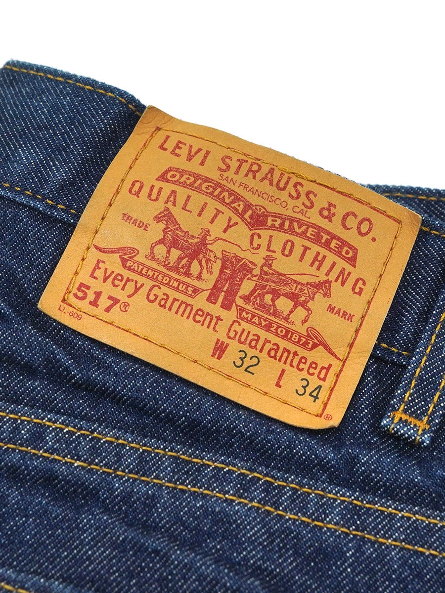 00'S LEVI'S 517 BLUE JEANS (SIZE.W32 L34) MADE IN USA | NEW ITEM