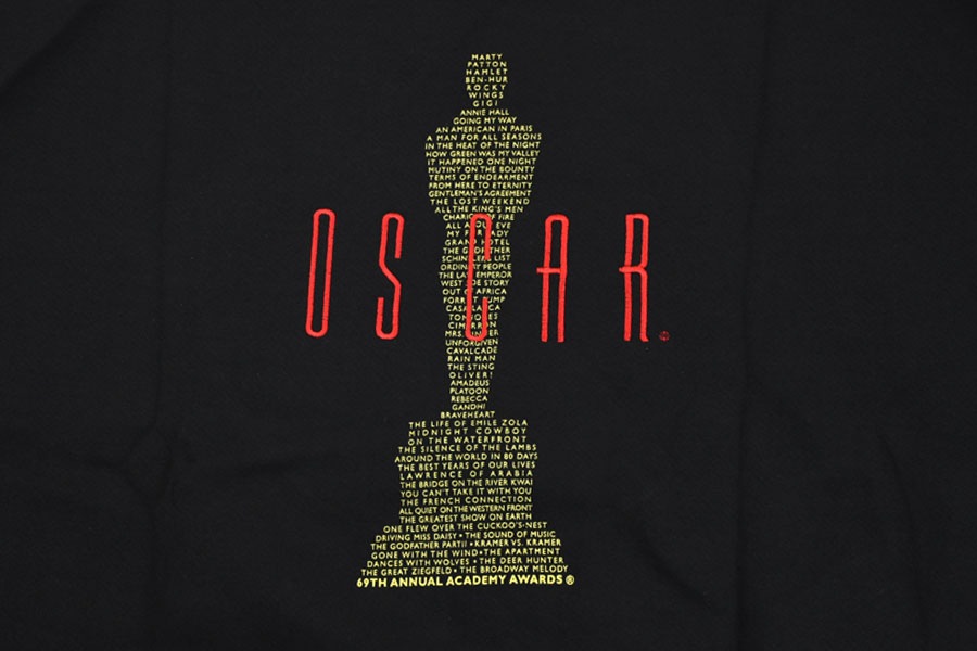 90's SANTEE sweats ''OSCAR'' バックプリント 両面刺繍入り セットインスリーブスウェット 表記(XL) USA製 DEAD