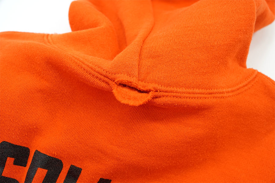 ats11201RUSSELL ATHLETIC オレンジスウェット 80's～ RUSSELL ATHLETIC ''ASPLUNDH'' バックプリント