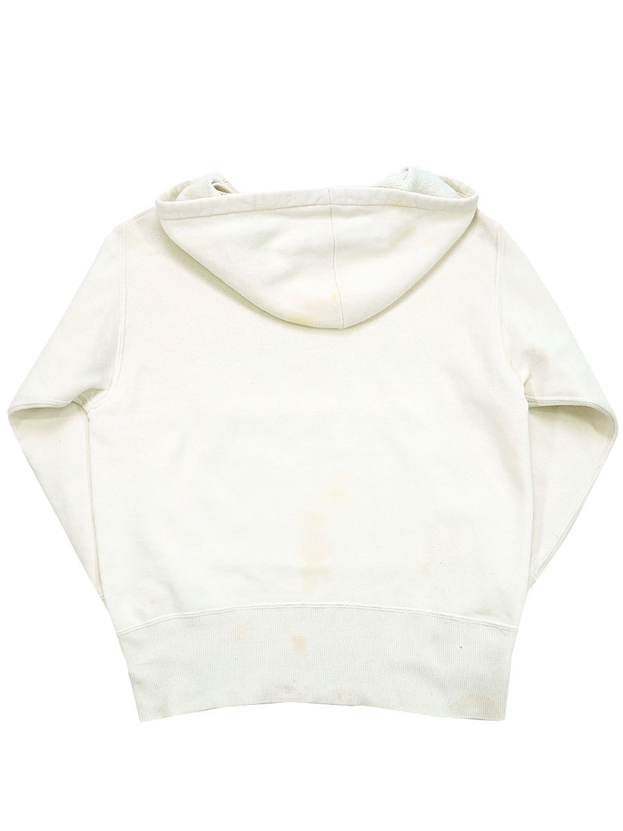 40's～ BODYGARD 両V 後付け スウェットパーカ ドラポケ ホワイト 表記