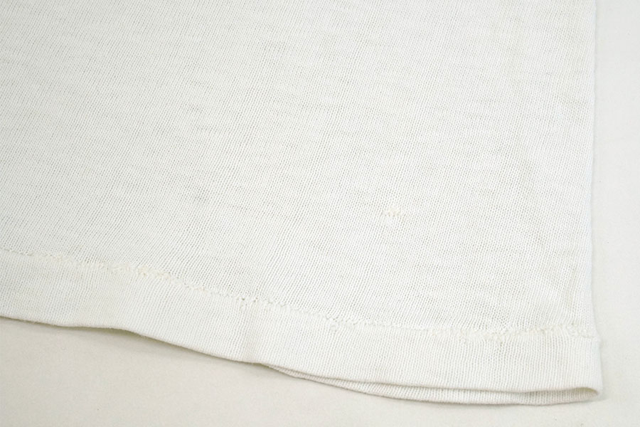 50's～ FELCO athletic wear ''HIGHLANDS SCHOOL A174'' 3段染み込みプリント Tシャツ ホワイト 表記(L)