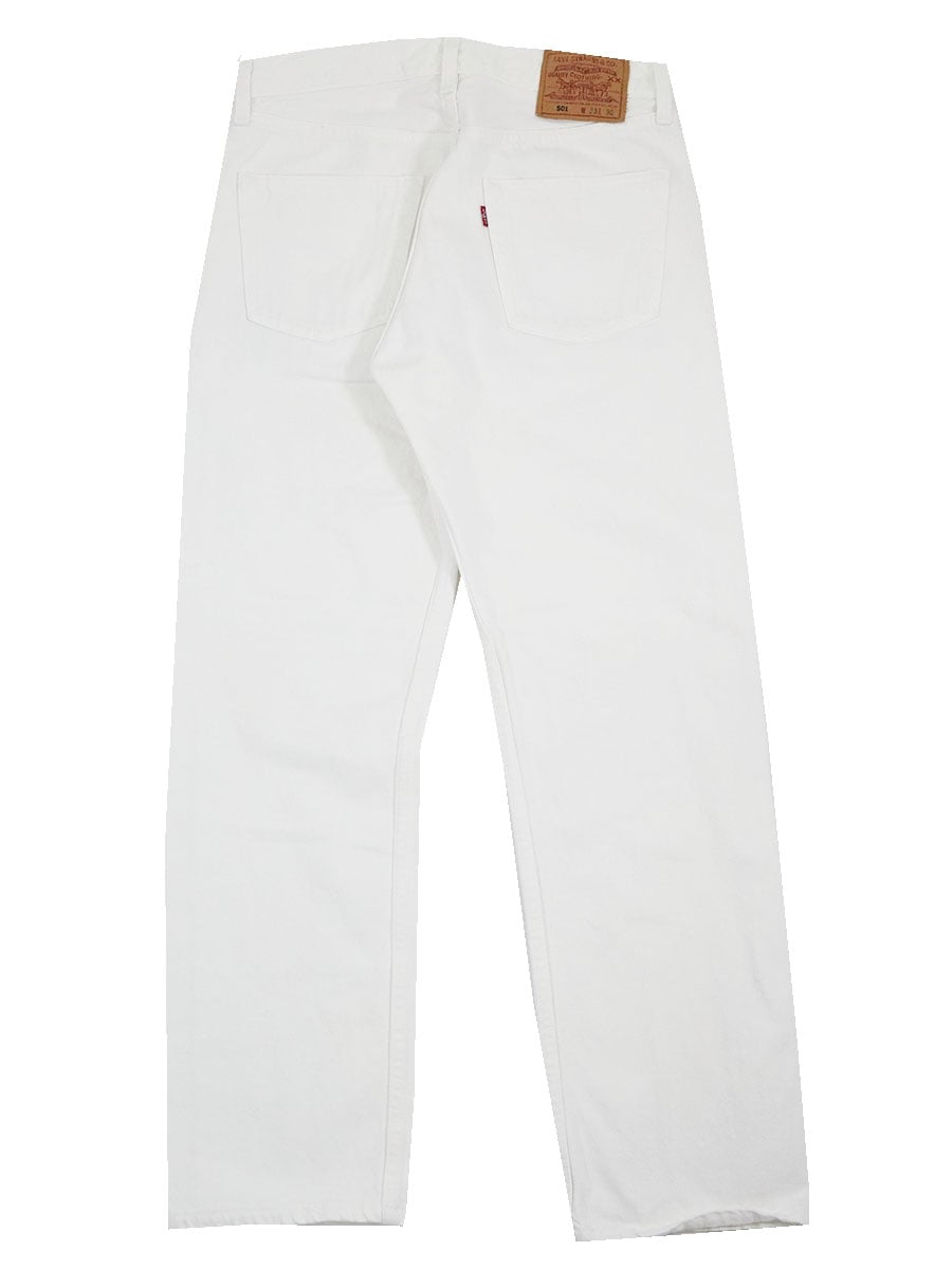 【USA製】Levi's 501 90’s ホワイトデニム W34 L30 90's Levi's 501 デニムパンツ “W34 L30 / MADE IN USA