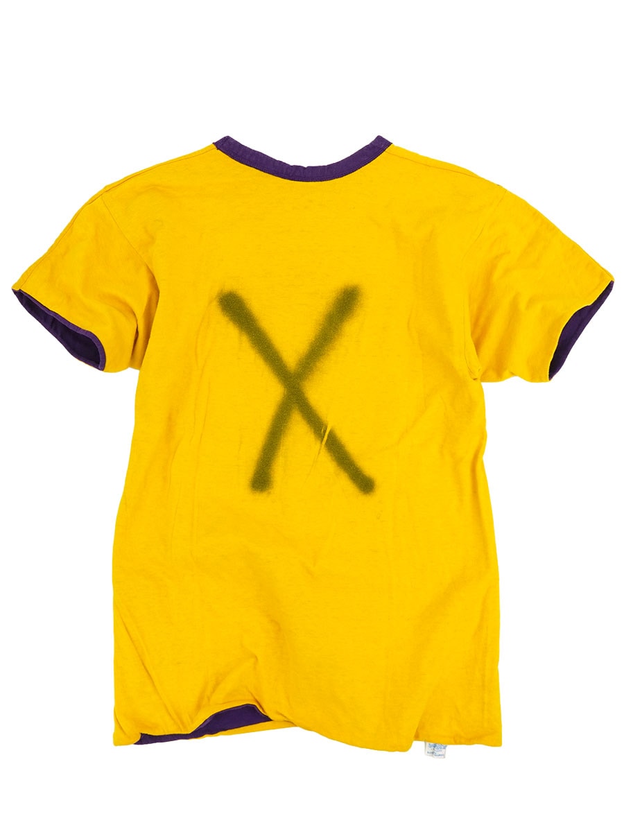 70's バータグ チャンピオン 無地 リバーシブルTシャツ パープルx