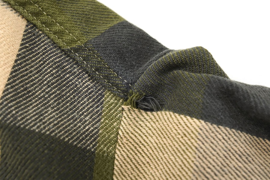 70's FROSTPROOF ブロックチェック フランネルシャツ 表記(M) USA製