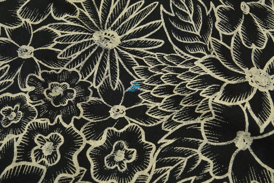 ラルフローレン ループカラー ''CLAYTON'' 花柄 100%リネン 半袖