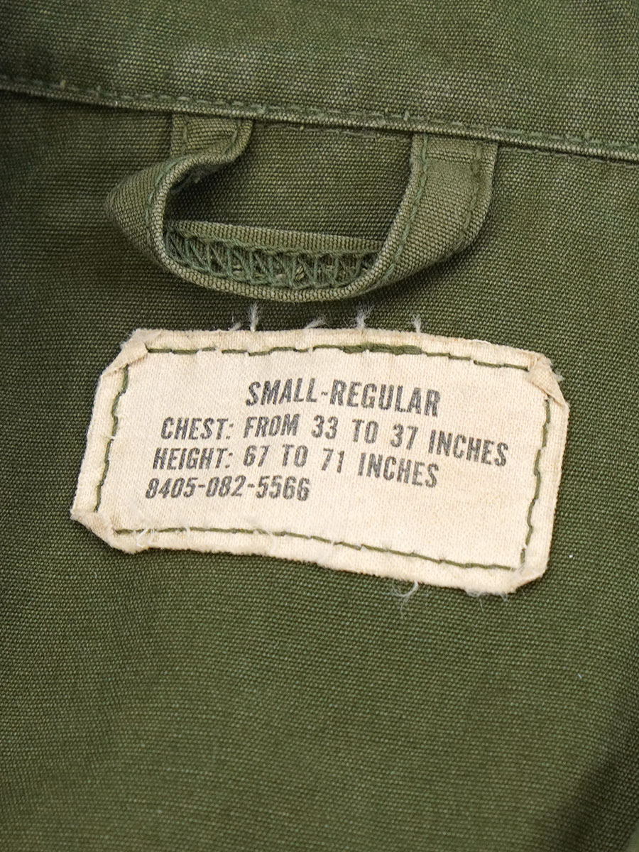 60's U.S.ARMY ファティーグジャケット 3rd 表記(SMALL-REGULAR)