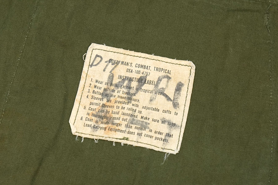 60's U.S.ARMY ファティーグジャケット 3rd 表記(SMALL-REGULAR)