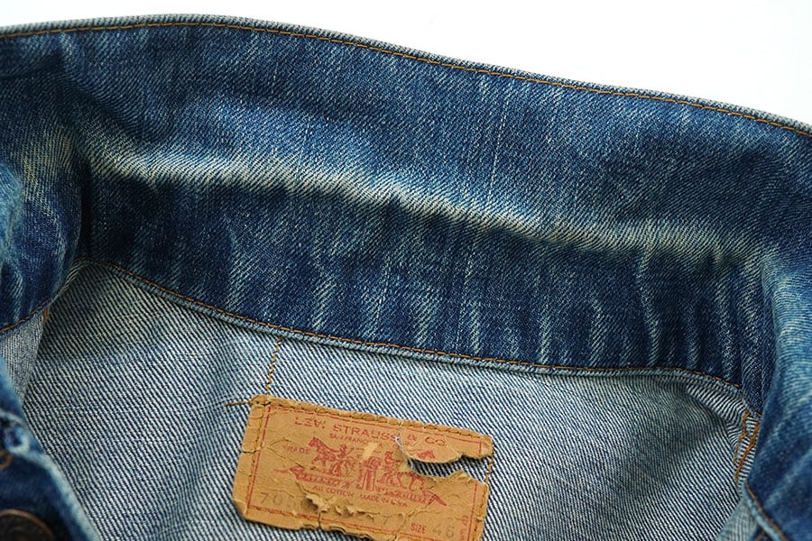 70's Levi's 70505 スモールe デニムジャケット インディゴ 良