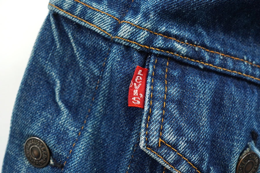 70's Levi's 70505 スモールe デニムジャケット インディゴ 良