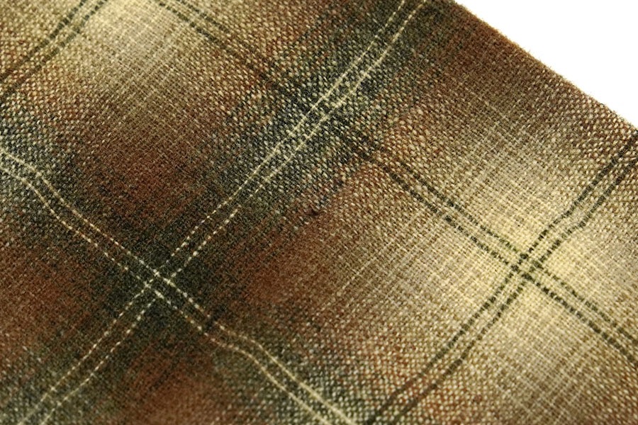 70's ペンドルトン 好配色 シャドーチェック ウールシャツ 表記(15 1/2)