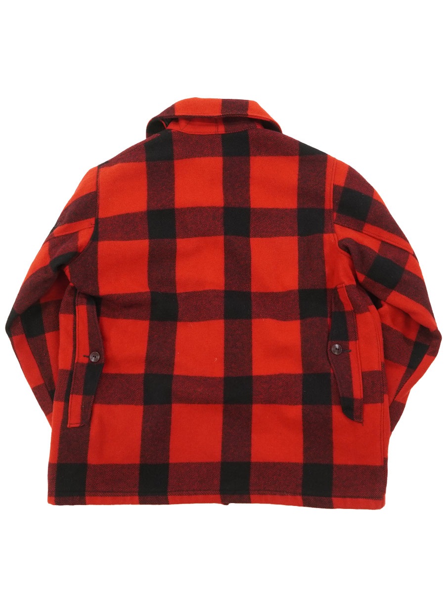 80's Woolrich 赤黒バッファローチェック ウール マッキーノジャケット