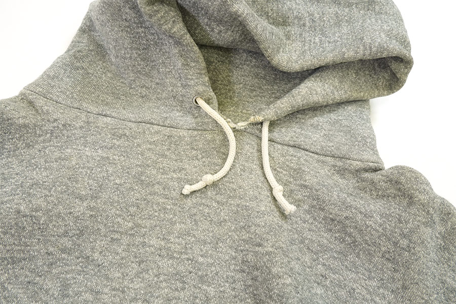 60's セットインスリーブ スウェットパーカ 無地 グレー 実寸(XL位)