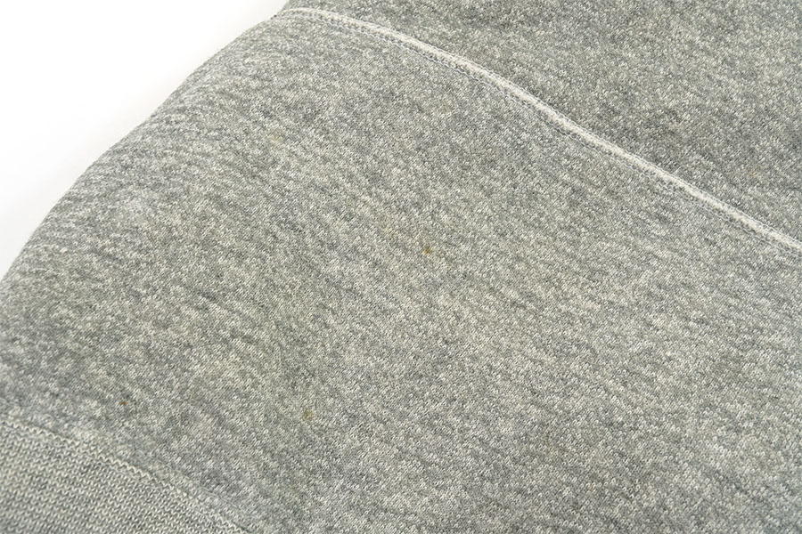 60's セットインスリーブ スウェットパーカ 無地 グレー 実寸(XL位)