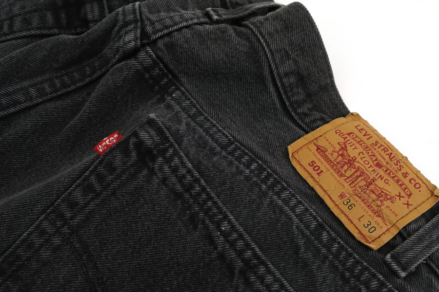90'S LEVI'S 501 BLACK JEANS (SIZE. W36 L30) MADE IN USA | NEW ITEM