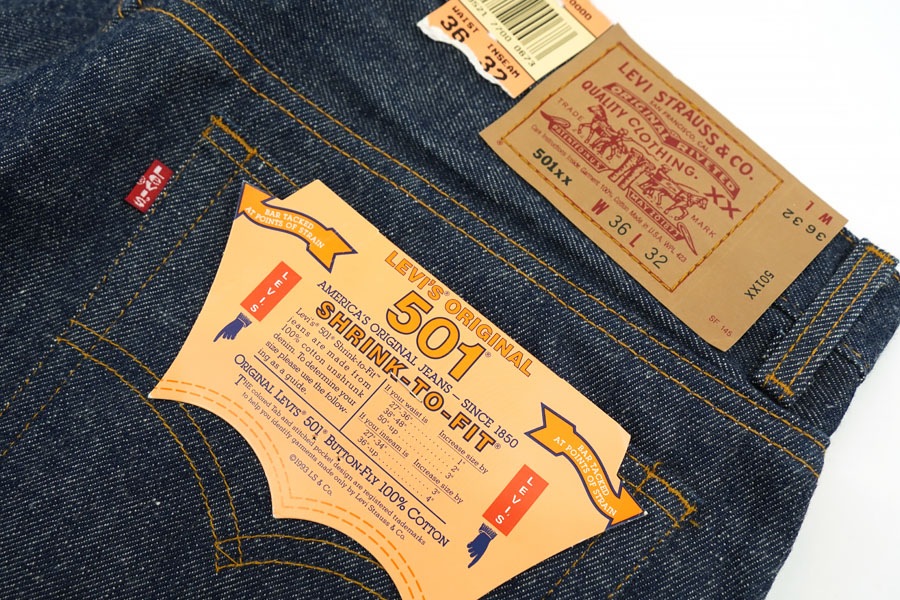 90'S LEVI'S 501 BLUE JEANS (SIZE. W36 L32) MADE IN USA NOS