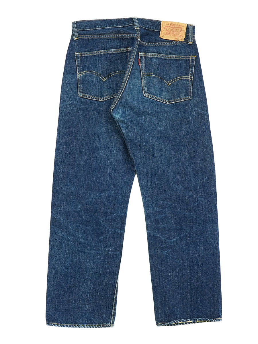 パンツ vintage LEVIS 501 BIG E 555 denim bv Vintage Levis 501 Big E Redline 555 Button Denim Jeans Made
