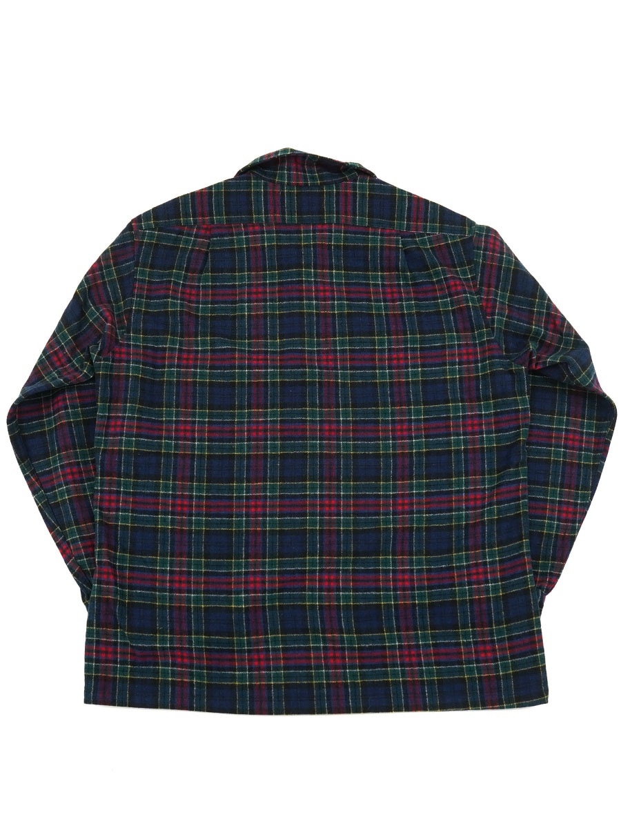 80's ペンドルトン AUTHENTIC ALLISON TARTAN ボードシャツ 表記(L