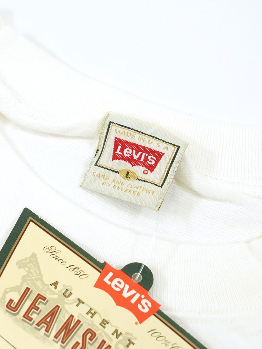90's Levi's ''ORIGINAL BLUE JEANS'' Tシャツ 表記(L) USA製 NOS