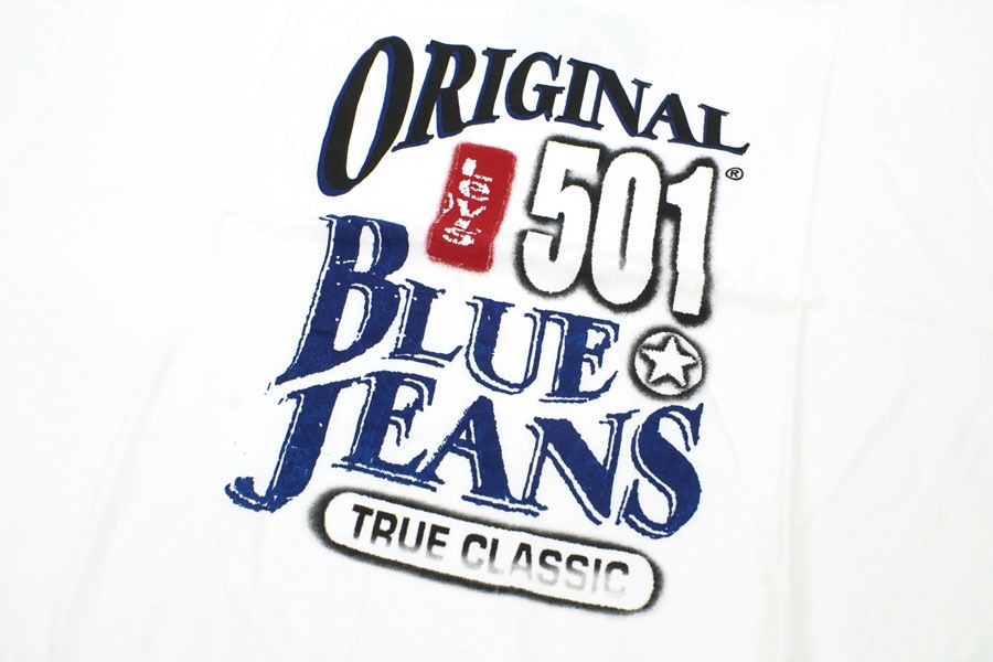 90's Levi's ''ORIGINAL BLUE JEANS'' Tシャツ 表記(L) USA製 NOS