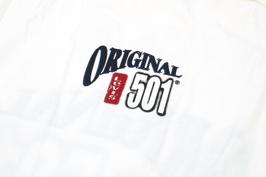 90's Levi's ''ORIGINAL BLUE JEANS'' Tシャツ 表記(L) USA製 NOS