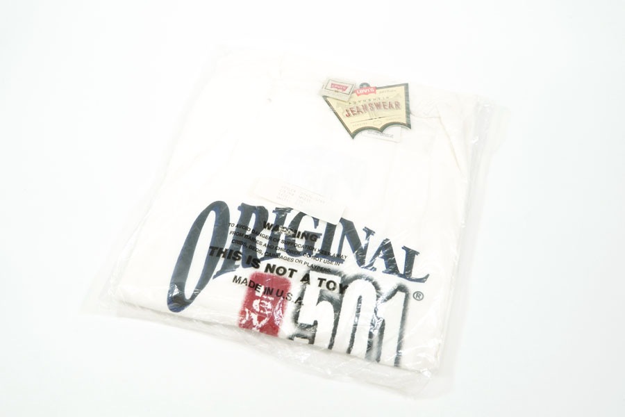 90's Levi's ''ORIGINAL BLUE JEANS'' Tシャツ 表記(L) USA製 NOS