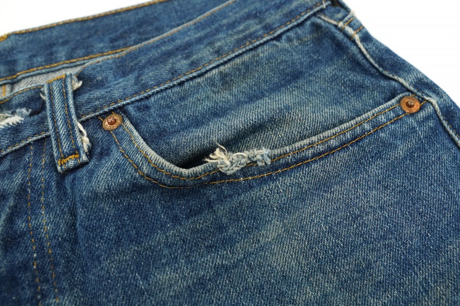 80's LEVI'S 501 内股シングル クロスオーバー デニムパンツ 表記(W32