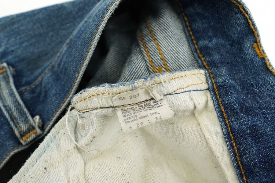 80's LEVI'S 501 内股シングル クロスオーバー デニムパンツ 表記(W32