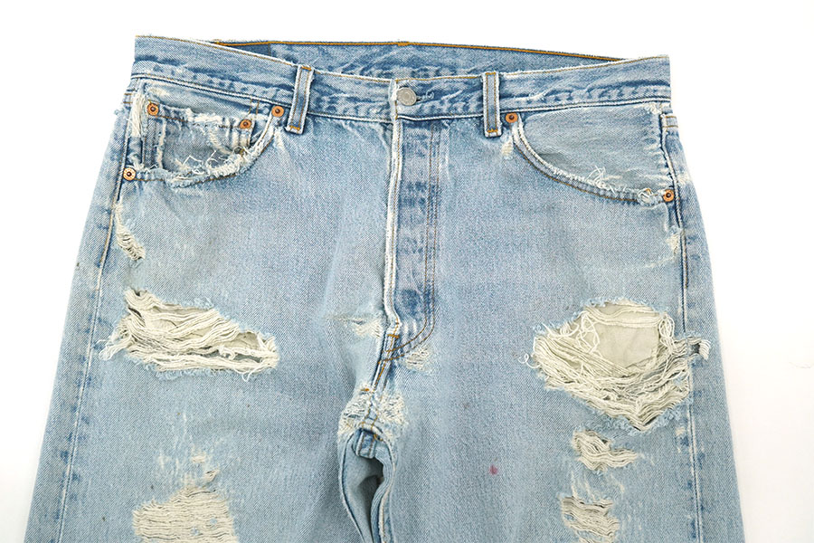 90's Levi's 501 デニムパンツ クラッシュ 表記(36x30) USA製 | NEW