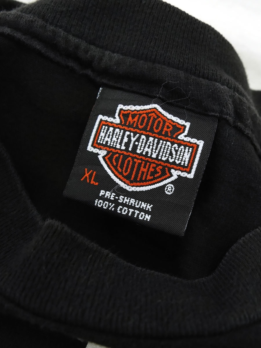 90's ハーレーダヴィッドソン ''ORANGE COUNTY'' 両面プリントTシャツ