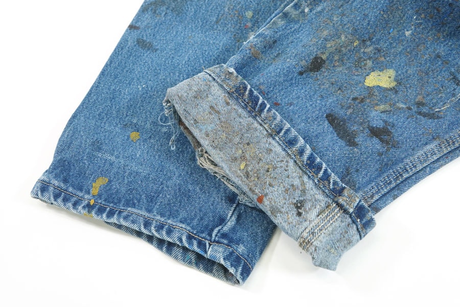 00'S DICKIES DENIM PAINTER PANTS PAINT！(SIZE.W32 L34) | NEW ITEM