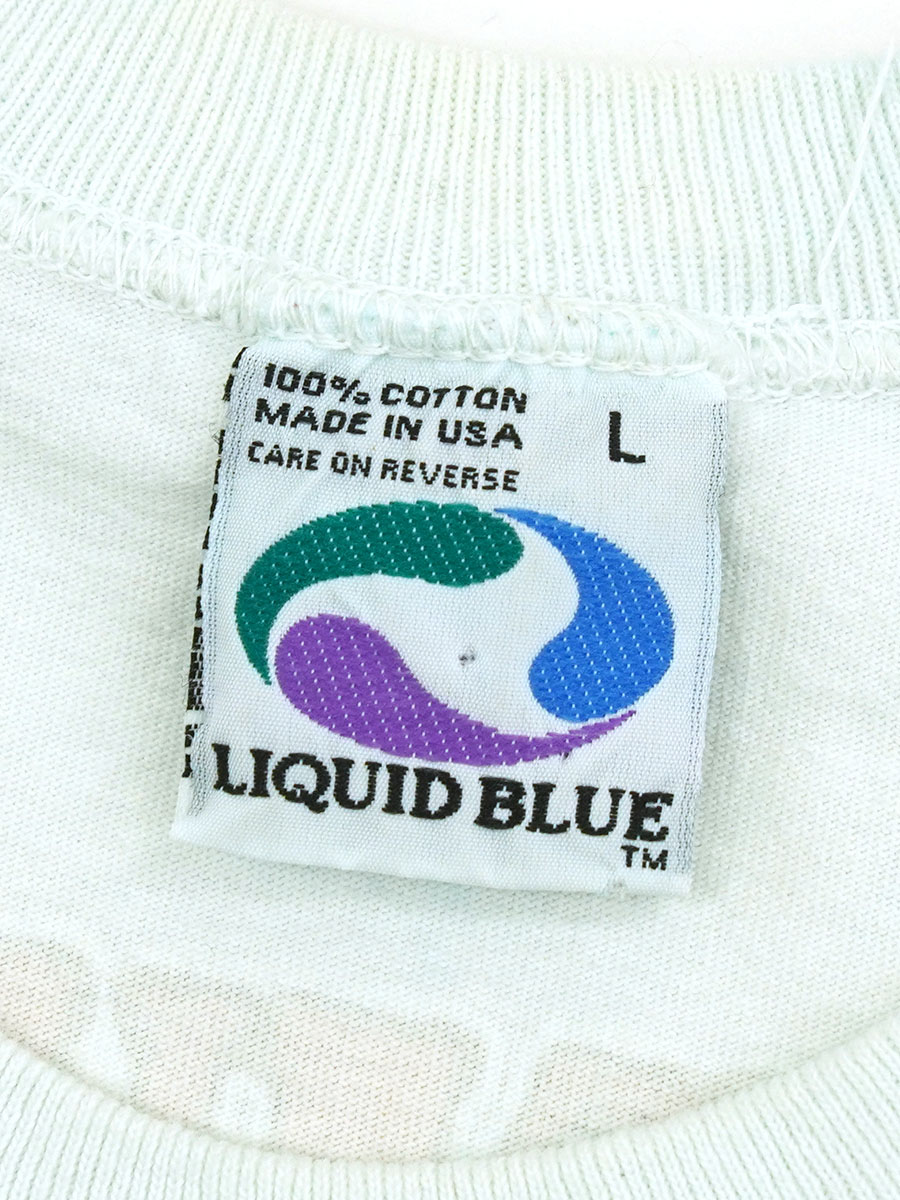 90's LIQUID BLUE グレイトフル・デッド ''KEEP IT GREEN'' 両面プリント タイダイTシャツ 表記(L) USA製