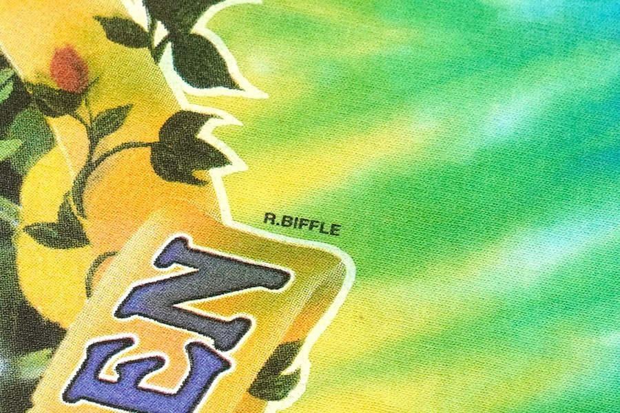90's LIQUID BLUE グレイトフル・デッド ''KEEP IT GREEN'' 両面プリント タイダイTシャツ 表記(L) USA製