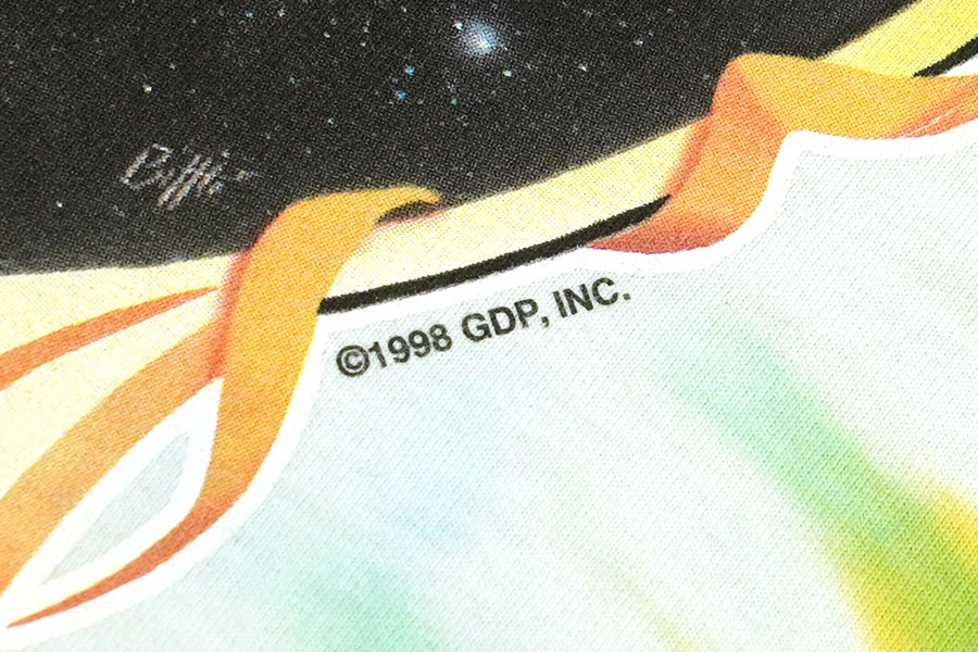 90's LIQUID BLUE グレイトフル・デッド ''KEEP IT GREEN'' 両面プリント タイダイTシャツ 表記(L) USA製
