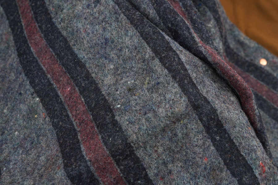 70's プリントタグ カーハート ブランケットライナー ダックカバーオール ブラウン 表記(36) DEAD