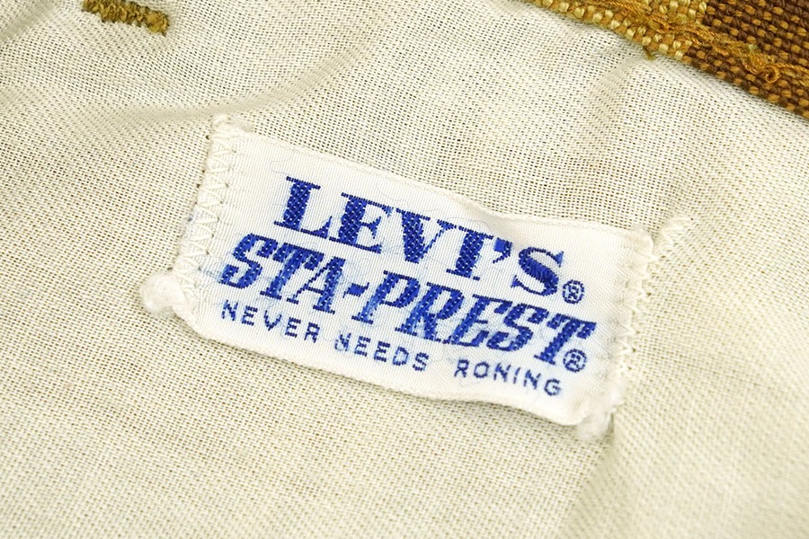 70'S LEVI'S STA-PREST BIG E (APPROX.W30 L30.5)