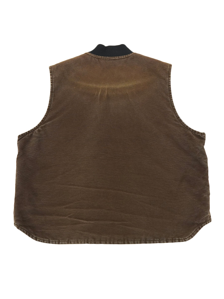 メキシコ製 カーハート ダックベスト 焦げ茶 表記(2XL) | NEW ITEM