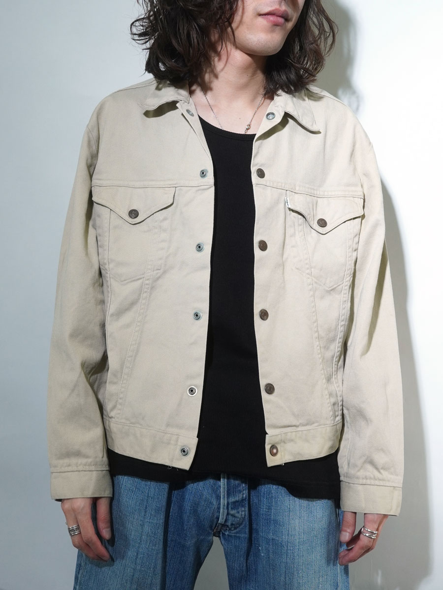 70'S LEVI'S 70505-1022 COTTON TWILL JACKET BEIGE (SIZE.40) | NEW