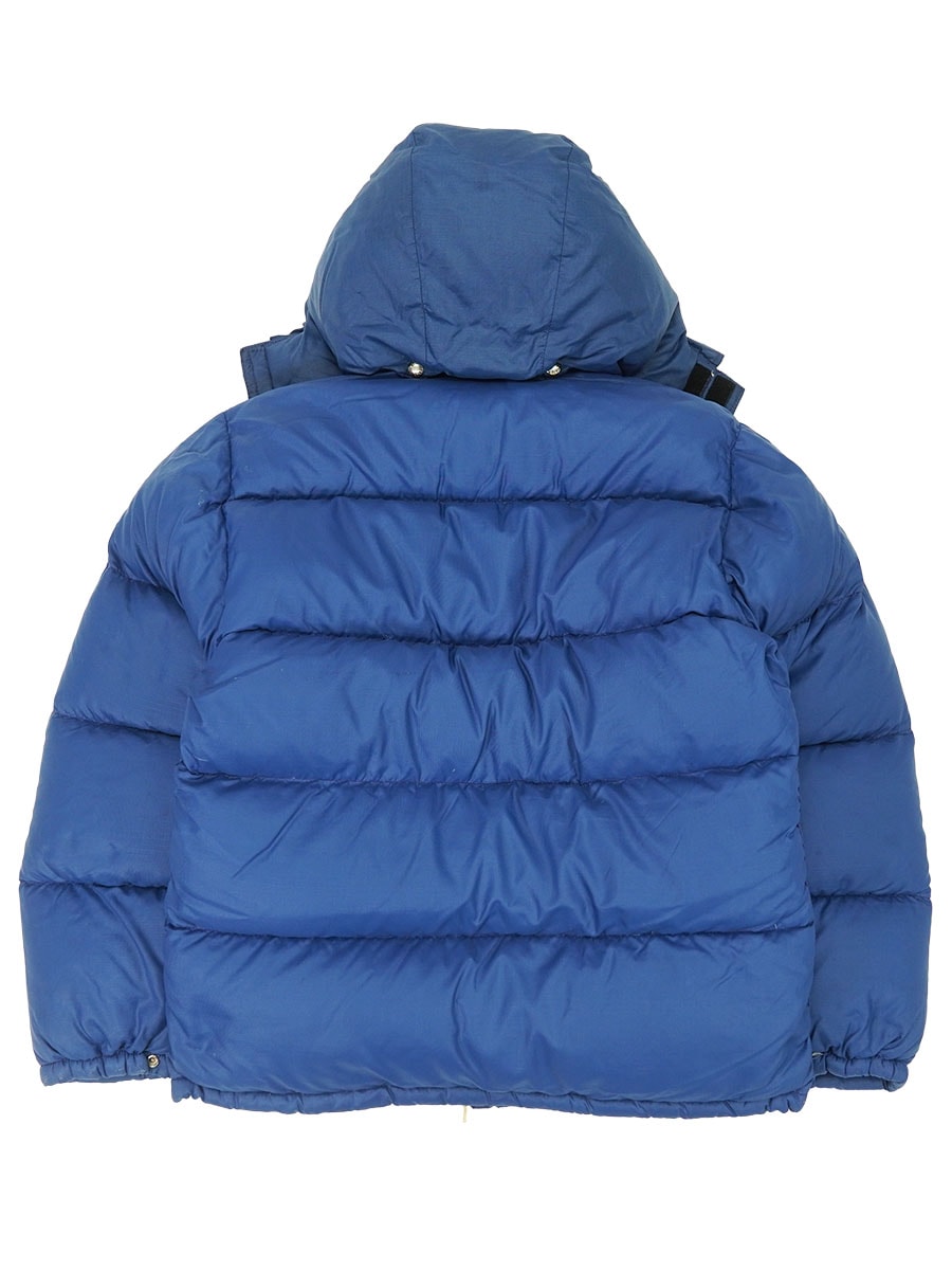 70年代 THE NORTH FACE 茶タグ ダウンフード ネイビー 70's 茶タグ THE NORTH FACE フード付き リップストップ ダウン