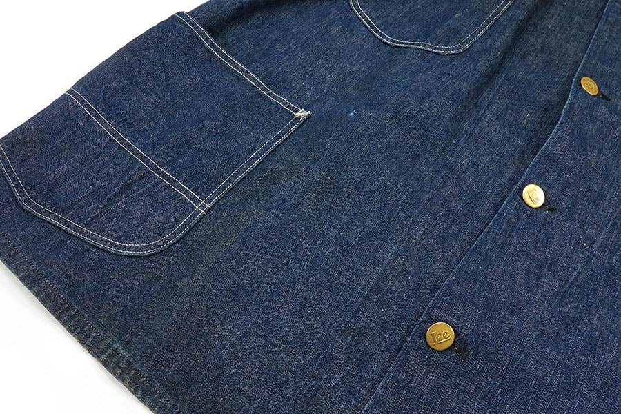 40's Lee 91-J ハウスマーク デニムカバーオール 濃紺 表記(50) | NEW