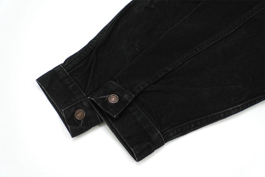 90's Levi's 70598 4ポケ ブラックデニムジャケット 表記(L) デカパッチ USA製