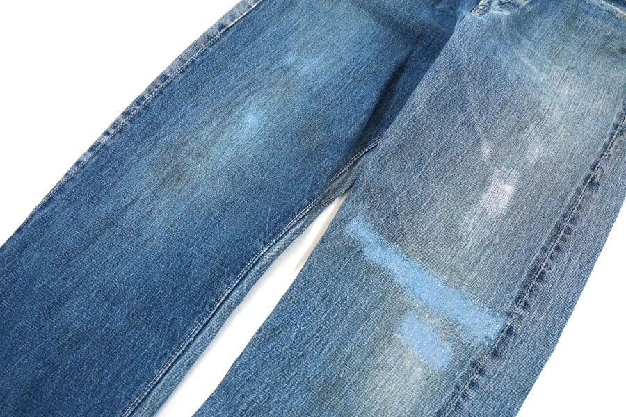 1930's Levi's 501XX 1937Model Multicolor Denim Waist Overalls