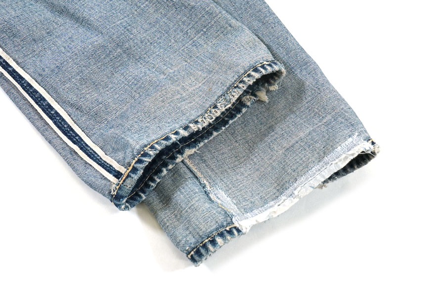 1930's Levi's 501XX 1937Model Multicolor Denim Waist Overalls