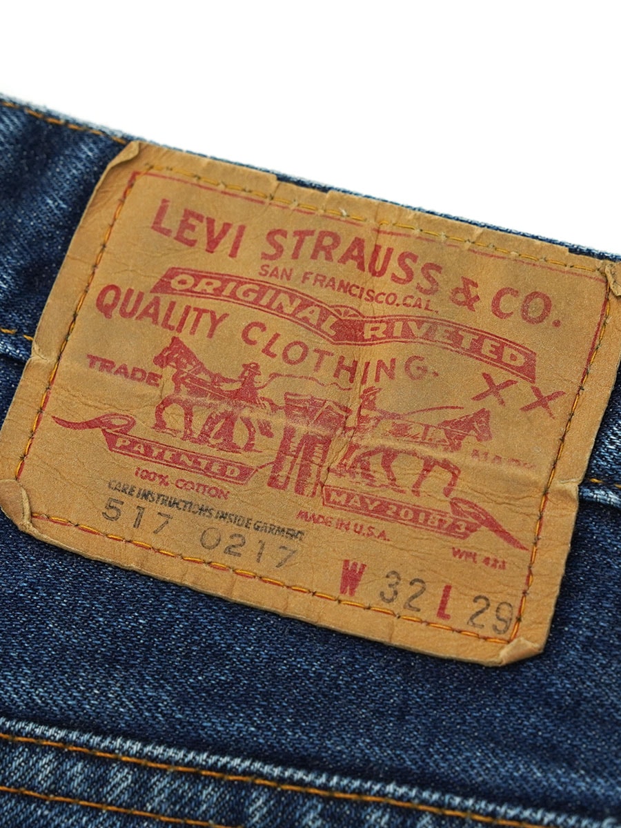 70's Levi's 517 シングル デニムパンツ 良雰囲気 表記(32x29)