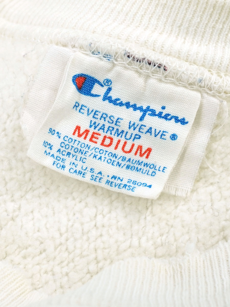 80'S CHAMPION REVERSE WEAVE ''X R E'' (SIZE.MEDIUM) MADE IN USA