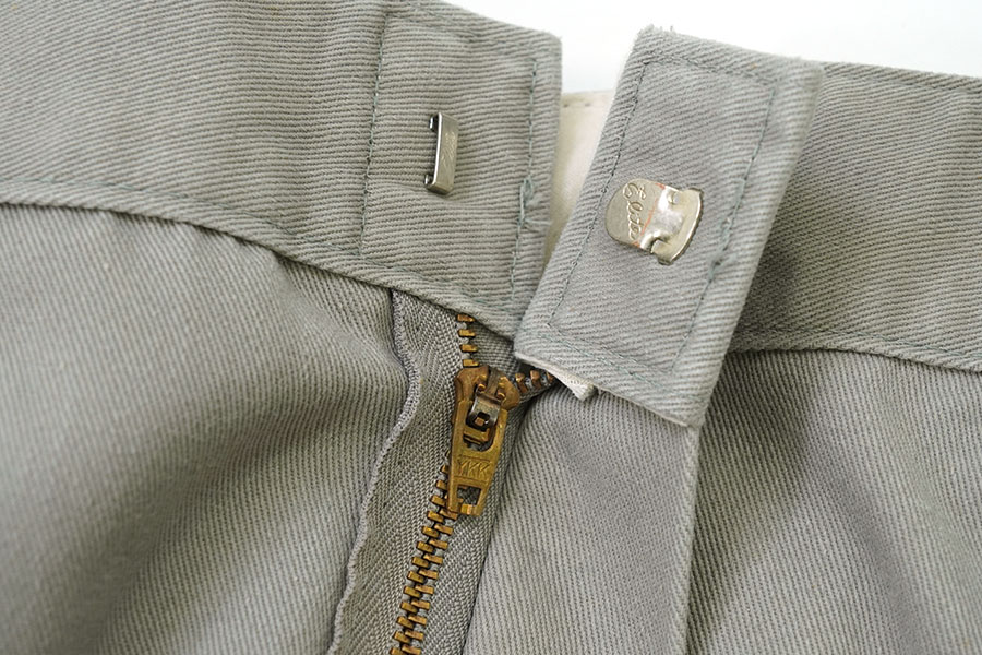 80's～ 無地 ワークパンツ グレー 実寸(38x28位) | NEW ITEM