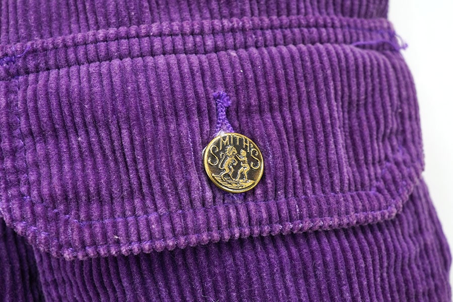 80's SMITH'S 2nd型 コーデュロイジャケット ハギ付き パープル