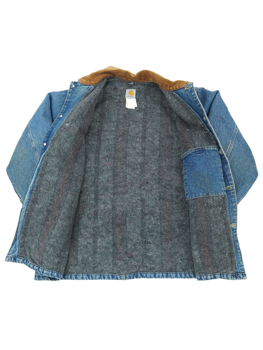 カーハート ブランケットライナー デニムチョアコート 表記(L)