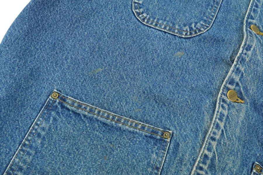 カーハート ブランケットライナー デニムチョアコート 表記(L)