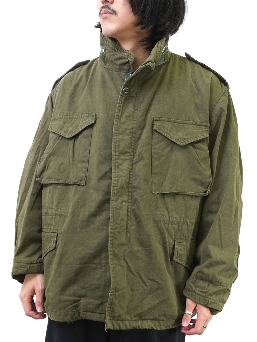 60's～ M-65 フィールドジャケット アルミジップ 100%コットン 実寸(X